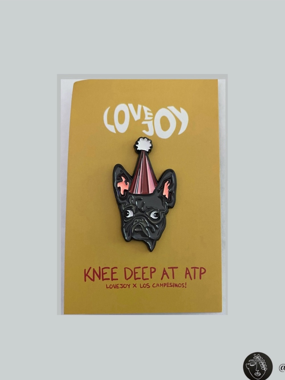 Lovejoy x Los Campesinos Knee Deep at ATP Enamel Pin Official Merch Rare